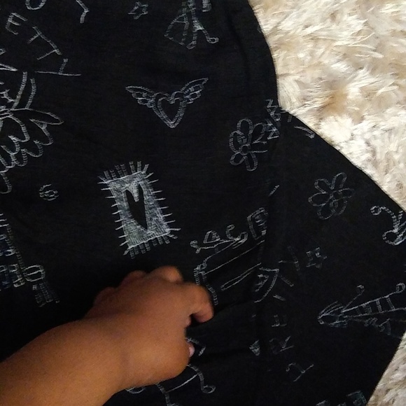 Chicos Design Blend Silk & Linen Cropped Women 3 Pants Novelty Print lognelook - Picture 15 of 16